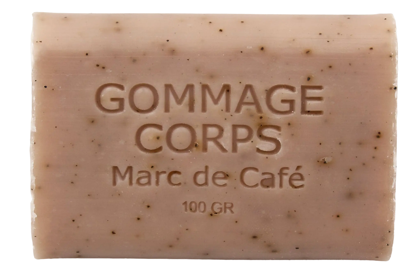 Savon Solide Gommage au Marc de café 100gr - Soin Exfoliant - Réduit la Cellulite