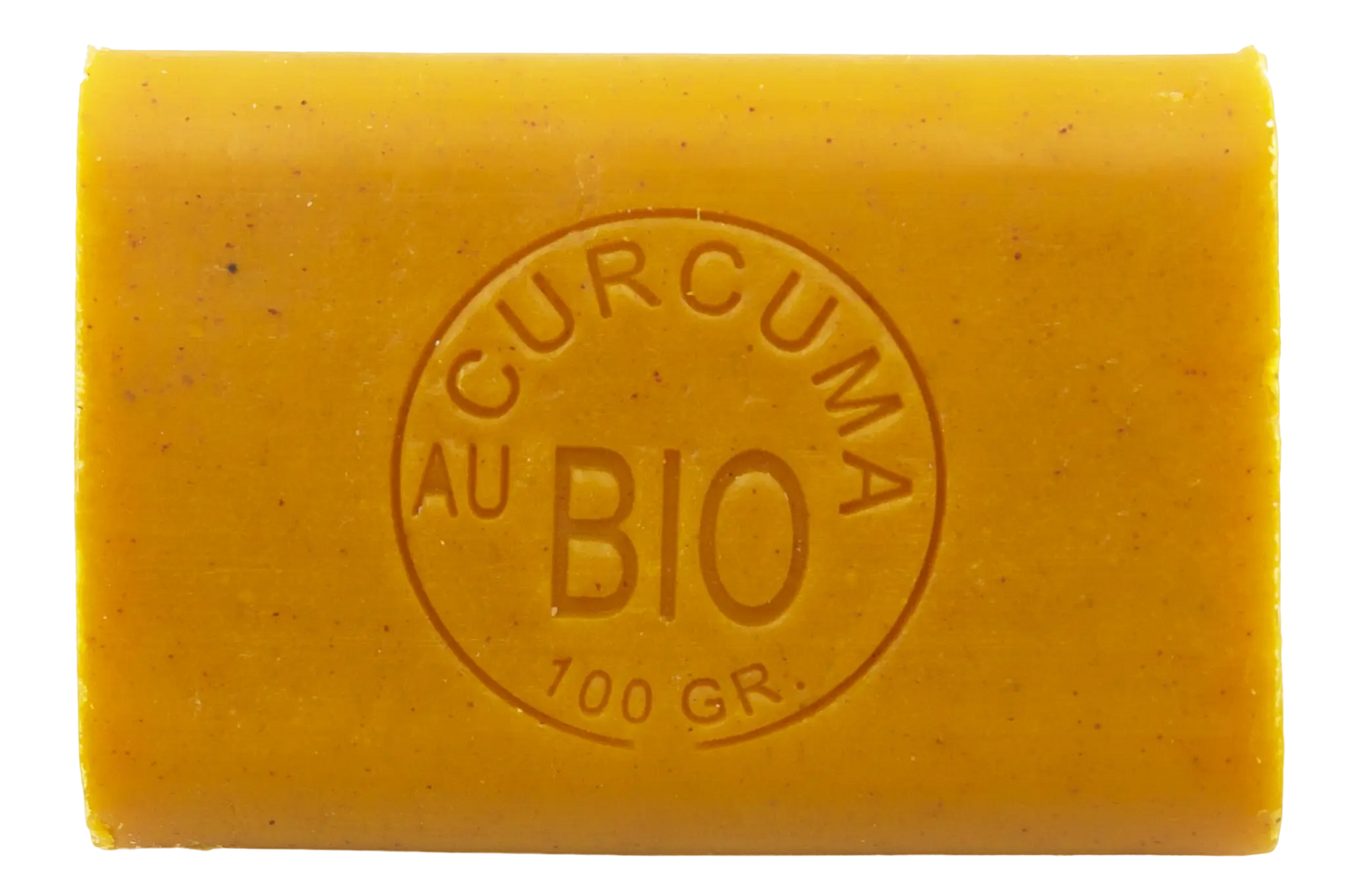Savon Solide au Curcuma BIO 100gr - Purifie - Régénère - Unifie le teint - Savon Artisanal - Whouaa Cosmetic