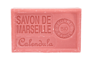 Savon de Marseille calendula 125 g, enrichi au beurre de karité bio