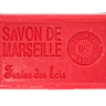 Savon de Marseille fraise des bois 125 g, enrichi au beurre de karité bio