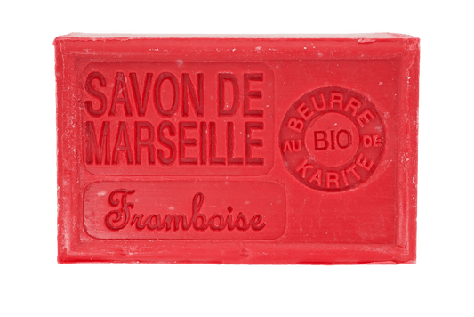 Savon de Marseille parfumé Framboise 125gr