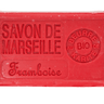 Savon de Marseille framboise 125 g, enrichi au beurre de karité bio