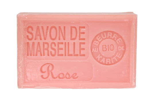 Savon de Marseille parfumé Rose 125gr