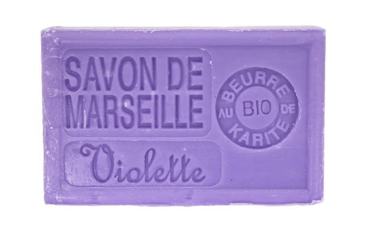 Savon de Marseille parfumé Violette 125gr